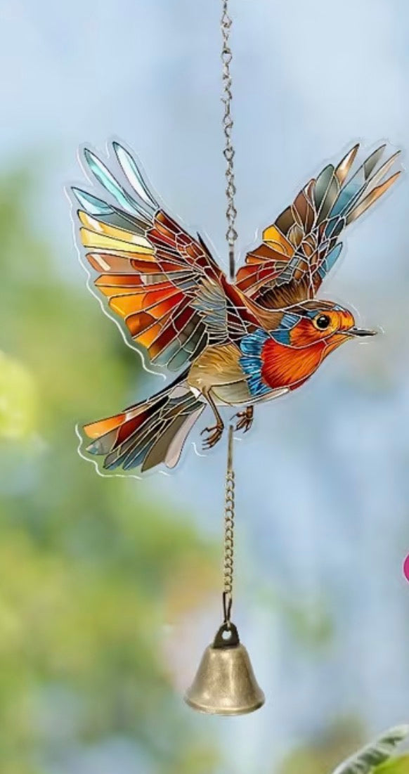 Blue Tit Wind Chime Bell